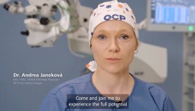 A. Janeková presents the clinical study results of the ZEISS AT ELANA® trifocal lens